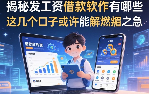 揭秘发工资的借款软件有哪些，这几个口子或许能解燃眉之急