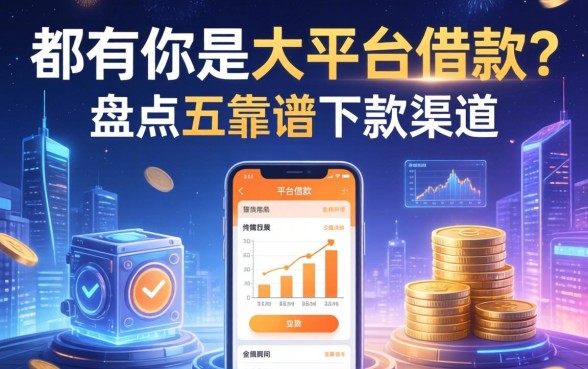 都有哪些大平台借款？盘点五个靠谱下款渠道