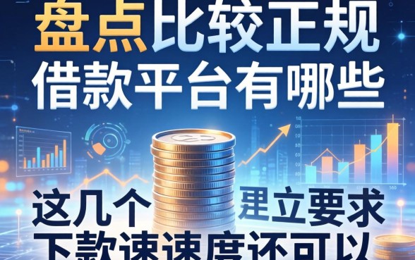 盘点比较正规的借款平台有哪些，这几个下款速度还可以