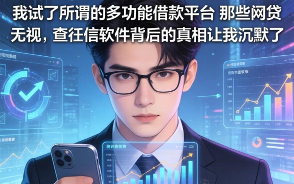 我试了所谓的多功能借款平台，那些网贷无视不查征信软件背后的真相让我沉默了