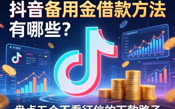 抖音备用金借款方法有哪些？盘点五个不看征信的下款路子
