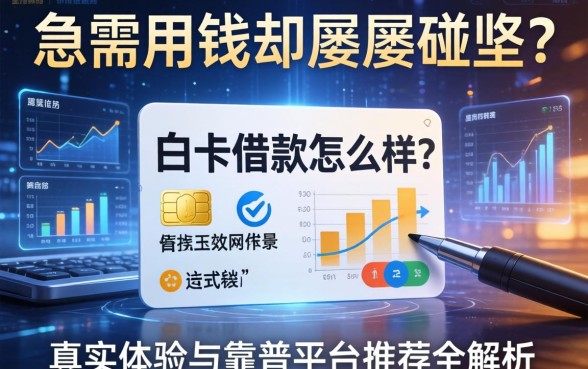 急需用钱却屡屡碰壁？白卡借款怎么样？真实体验与靠谱平台推荐全解析