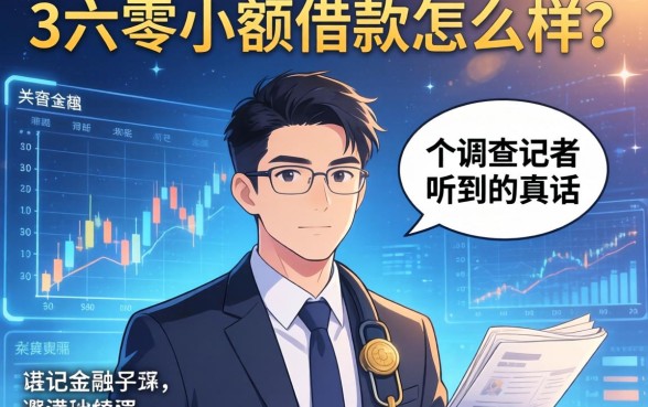 3六零小额借款怎么样？一个调查记者听到的真话