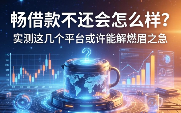 畅借款不还会怎么样？实测这几个平台或许能解燃眉之急