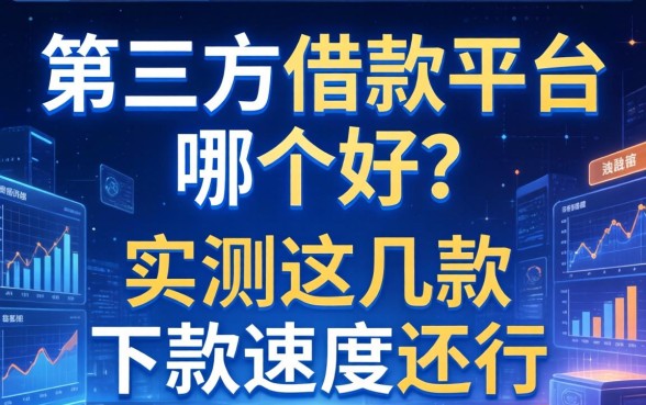 第三方借款平台哪个好？实测这几款下款速度还行