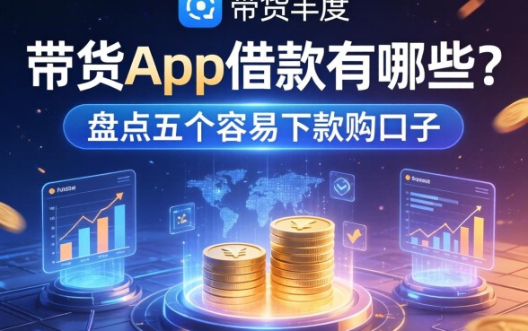 带货App借款有哪些？盘点五个容易下款的口子