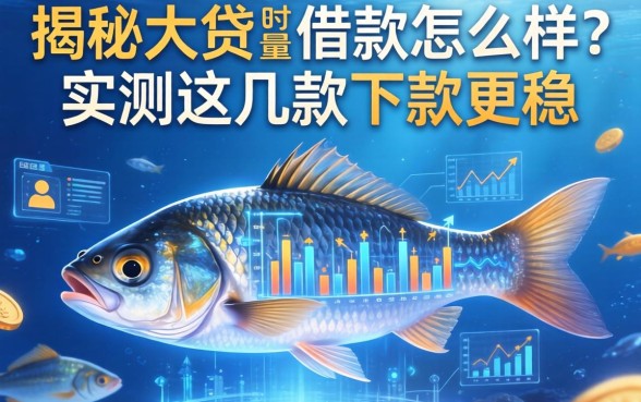 揭秘大贷鱼借款怎么样？实测这几款下款更稳