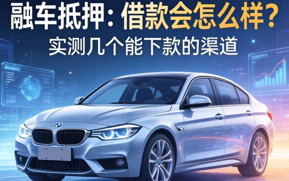 车辆抵押不借款会怎么样？实测几个能下款的渠道