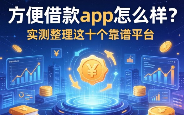 方便借款app怎么样？实测整理这十个靠谱平台