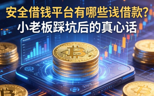 安全借钱的平台有哪些可以借款？小老板踩坑后的真心话