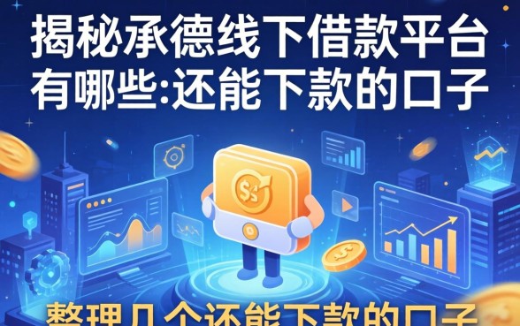 揭秘承德线下借款平台有哪些，整理几个还能下款的口子