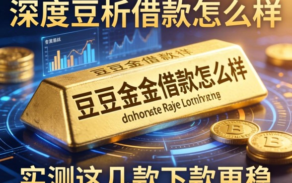 深度解析豆豆金条借款怎么样，实测这几款下款更稳