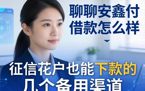 聊聊安鑫付借款怎么样：征信花户也能下款的几个备用渠道