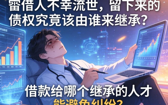 出借人不幸离世，留下的债权究竟该由谁来继承？借款给哪个继承人才能避免纠纷？