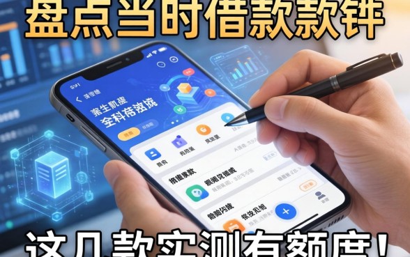 盘点当时借款的软件有哪些,这几款实测有额度