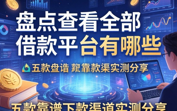 盘点查看全部借款平台有哪些，五款靠谱下款渠道实测分享
