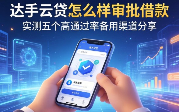 探讨达飞云贷怎么样审批借款，实测五个高通过率备用渠道分享
