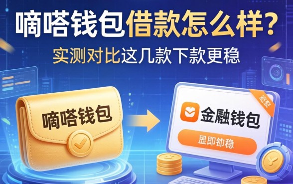 嘀嗒钱包借款怎么样？实测对比这几款下款更稳