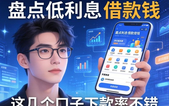 盘点低利息的借款软件有哪些，这几个口子下款率不错