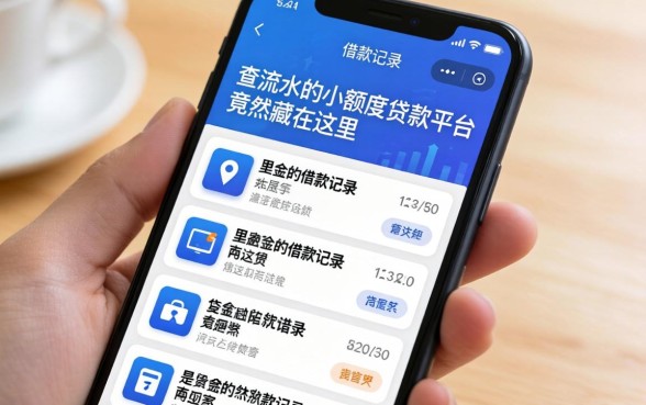 我翻遍了手机里的借款记录，发现不查流水的小额度贷款平台竟然藏在这里