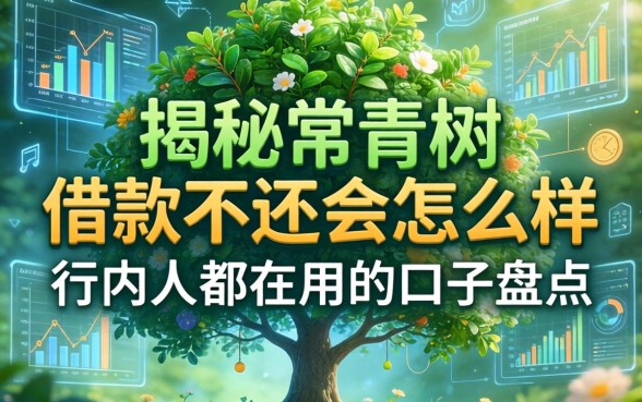 揭秘常青树借款不还会怎么样，行内人都在用的口子盘点
