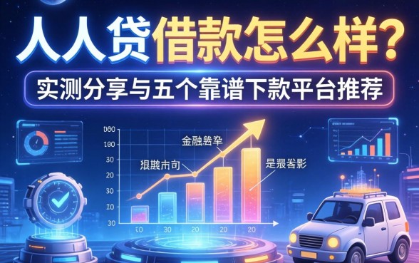 人人贷借款怎么样？实测分享与五个靠谱下款平台推荐