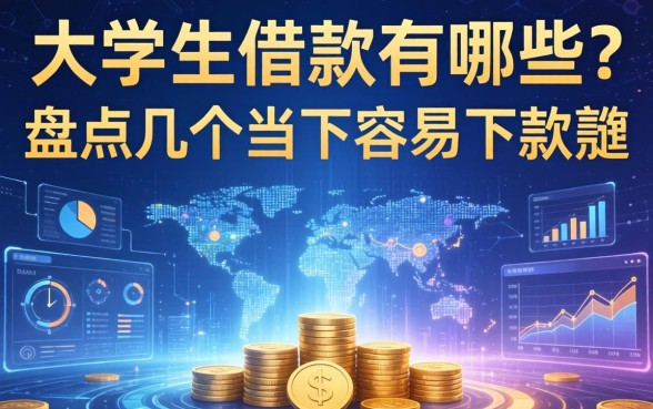 大学生借款有哪些？盘点几个当下容易下款的渠道