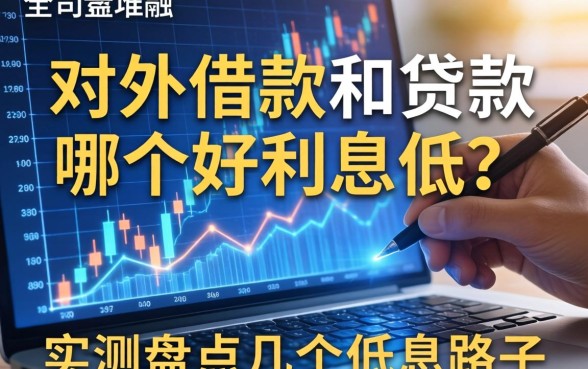 对外借款和贷款哪个好利息低？实测盘点几个低息路子