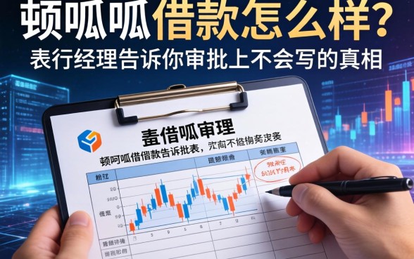 顶呱呱借款怎么样？支行经理告诉你审批表上不会写的真相