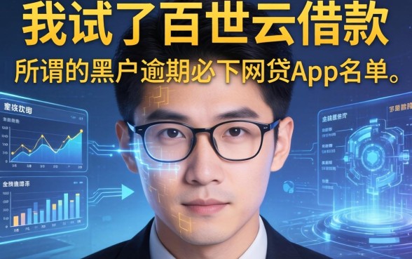 我试了百世云借款和所谓的黑户逾期必下网贷app名单，结果有点意外