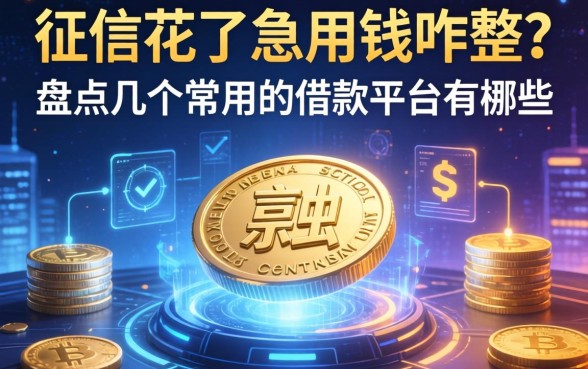 征信花了急用钱咋整？盘点几个常用的借款平台有哪些
