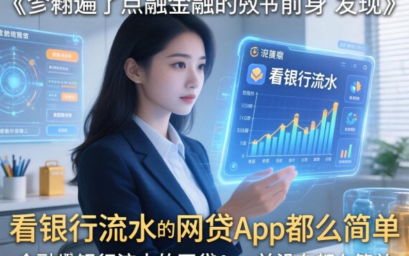我翻遍了点融金融的前身，发现看银行流水的网贷app并没有那么简单