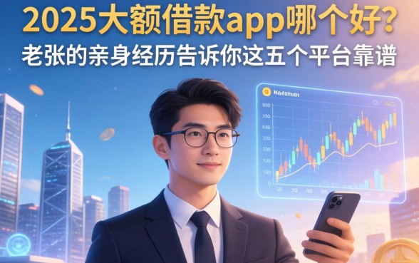 2025大额借款app哪个好？老张的亲身经历告诉你这五个平台靠谱