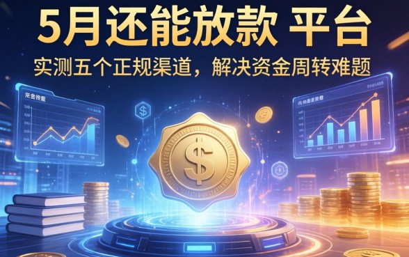 5月还能放款的平台有哪些？实测五个正规渠道，解决资金周转难题