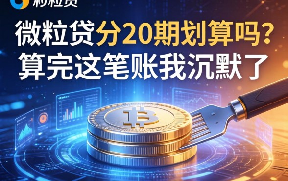 微粒贷分20期划算吗？算完这笔账我沉默了