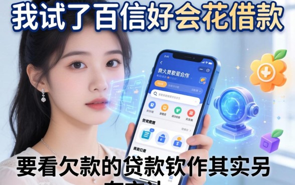 我试了百信好会花借款，发现不看欠款的贷款软件其实另有玄机