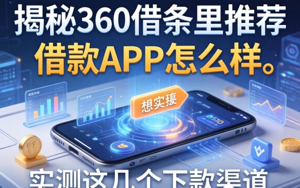 揭秘360借条里推荐的借款app怎么样，实测这几个下款渠道