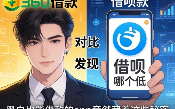 我对比了360借款和借呗哪个低，发现黑户也能借款的app竟然藏着这些秘密