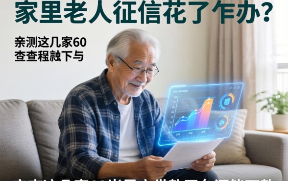 家里老人征信花了咋办?亲测这几家60岁黑户借款平台还能下款