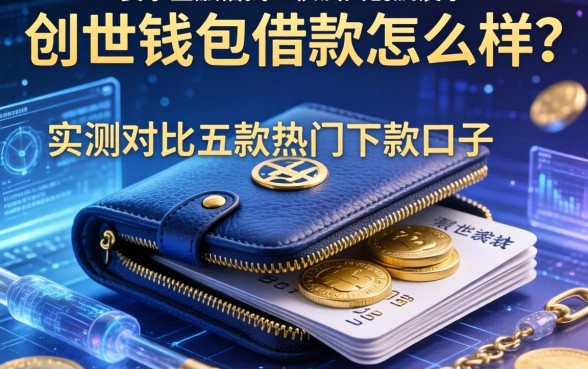 创世钱包借款怎么样？实测对比五款热门下款口子