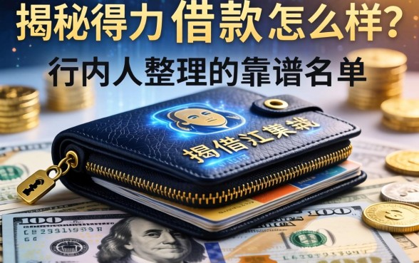 揭秘得力钱包借款怎么样？行内人整理的靠谱名单
