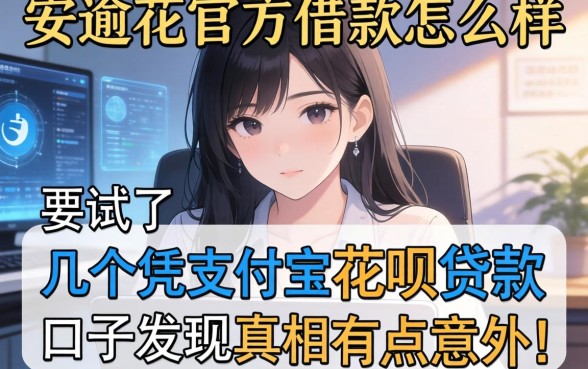 安逸花官方借款怎么样，我试了几个凭支付宝花呗贷款的口子发现真相有点意外