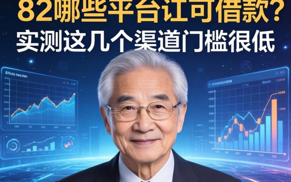 82岁哪些平台可以借款？实测这几个渠道门槛很低