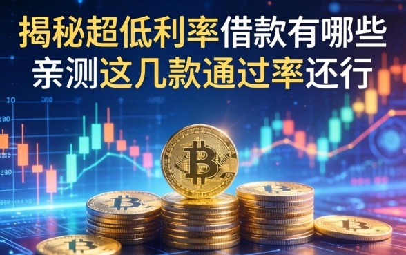 揭秘超低利率的借款有哪些，亲测这几款通过率还行
