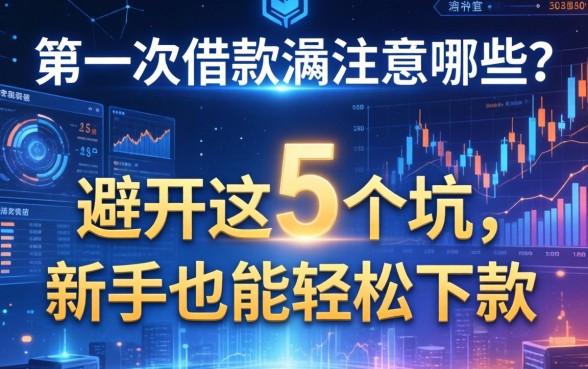 第一次借款需要注意哪些？避开这5个坑，新手也能轻松下款
