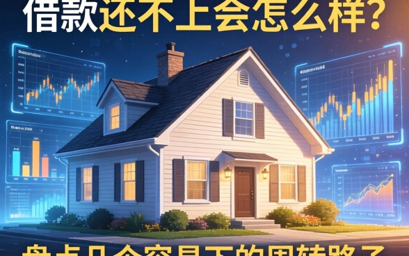 房子借款还不上会怎么样？盘点几个容易下款的周转路子