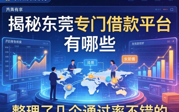 揭秘东莞专门借款平台有哪些，整理了几个通过率不错的