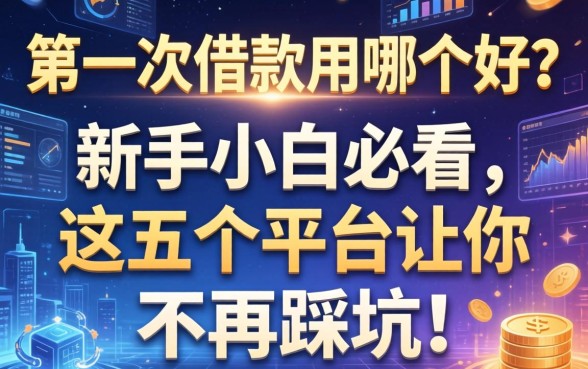 第一次借款用哪个好？新手小白必看，这五个平台让你不再踩坑！