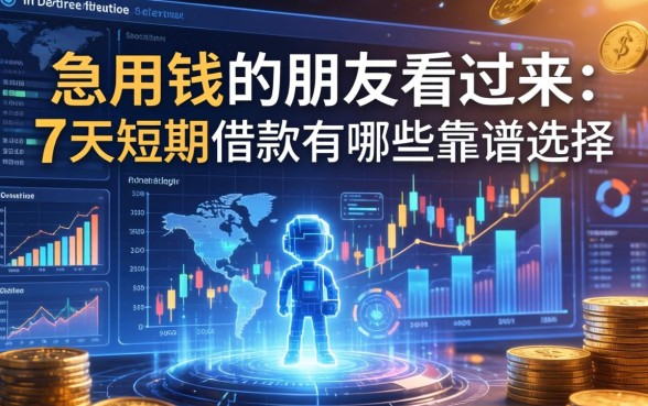 急用钱的朋友看过来:7天短期借款有哪些靠谱选择