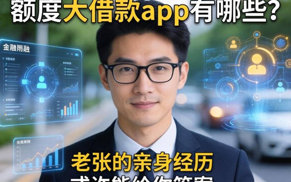 额度大借款app有哪些？老张的亲身经历或许能给你答案